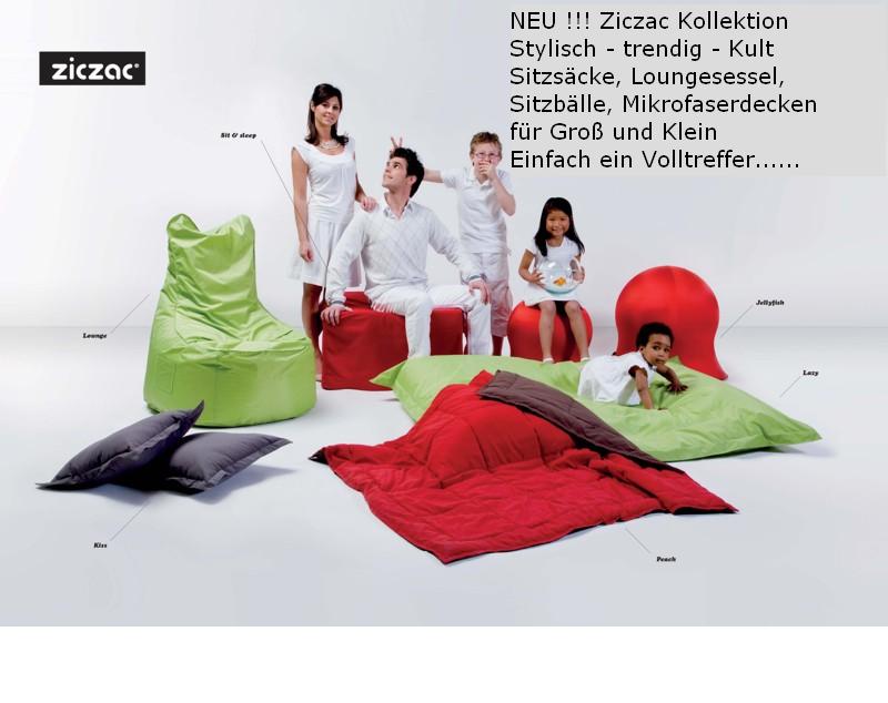 Ziczac Sitzkissen Sitzball Mikrofaserdecken