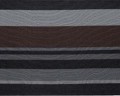 Tischset Schwarz Grau gestreift PVC textile Struktur  