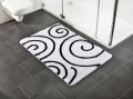 Badteppich Schwarz Weiss Ornamente Kira