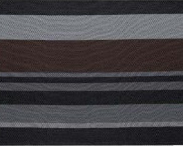 Raumtraum-Dekoshop Tischset Schwarz Grau gestreift PVC textile Struktur