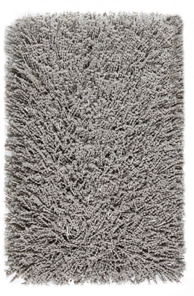 Badteppich Silber Amarillo Flokati Langflor Aquanova
