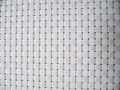 Bild Tischset Weiss PVC Kouty Flechtmuster 45x33