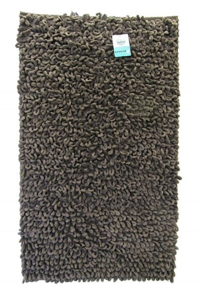 Badteppich Braun Langschlinge LOOP Baumwolle Batex