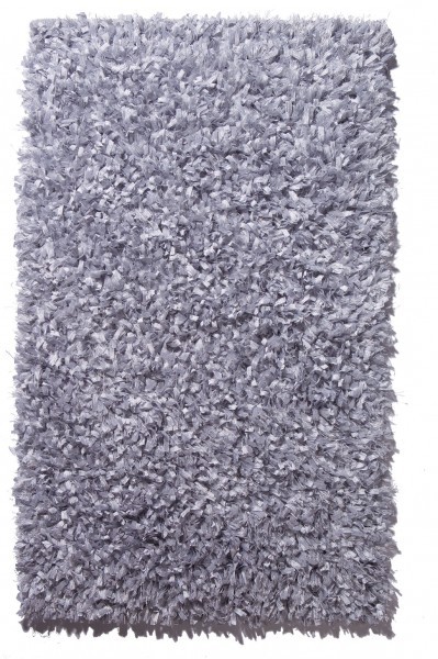 Badteppich Silber Grau Langflor Star Batex