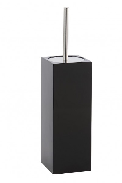WC B&uuml;rste Schwarz Edelstahl Deckel Taco Aquanova Design